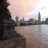 Westminster Palace at sunset